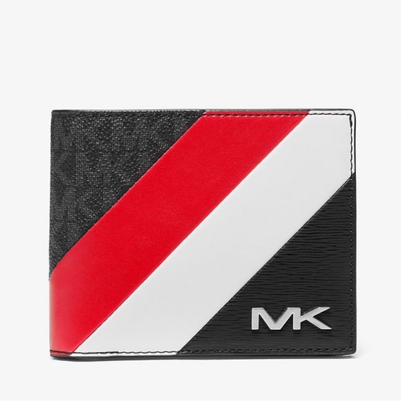 NWT Signature Logo and Stripe Wallet - Picture 1 of 3
